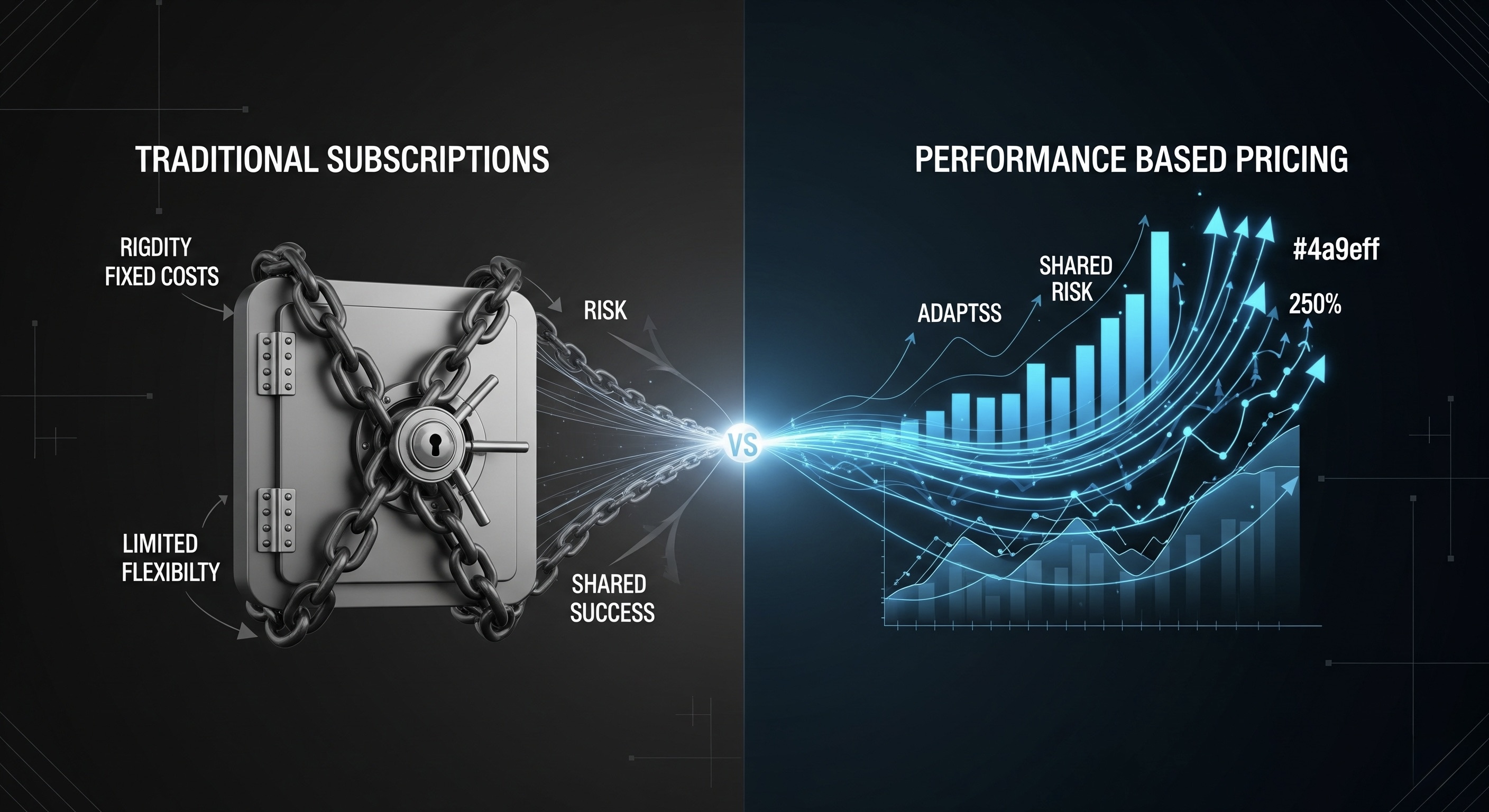 Performance-based pricing vs traditional SaaS subscriptions